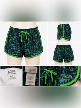 C9 by Champion Abstract Print High Rise Activewear Mini Shorts